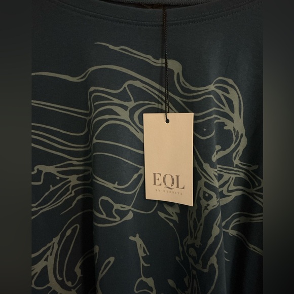 New EQL by KERRITS Horse Equestrian long sleeve shirt ORGANIC COTTON Plus Sz 2X - Picture 3 of 6
